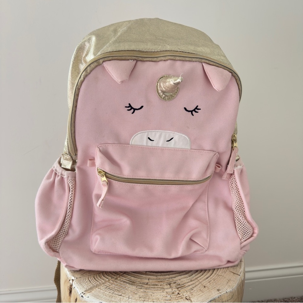 Pottery Barn Kids Emily & Meritt Blush Unicorn Backpack